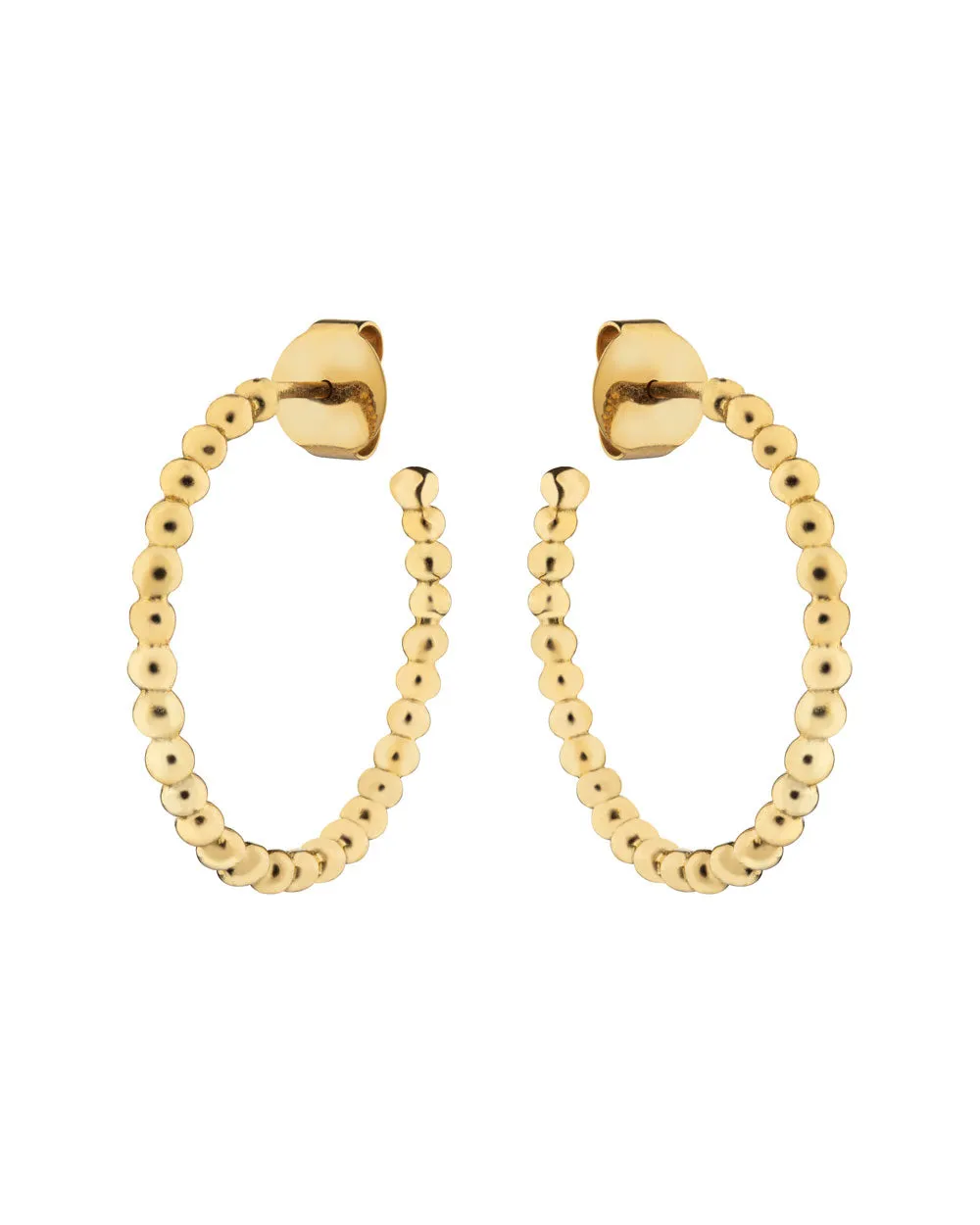 18k Yellow Gold Zelie Maxi Hoop Earrings