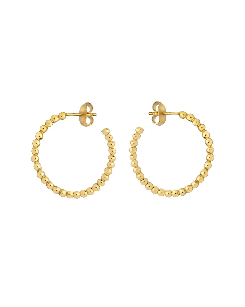 18k Yellow Gold Zelie Maxi Hoop Earrings