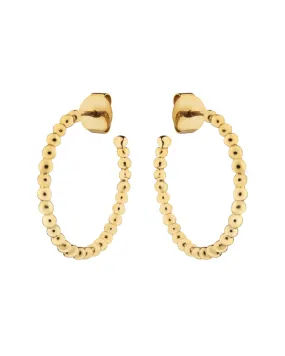 18k Yellow Gold Zelie Maxi Hoop Earrings