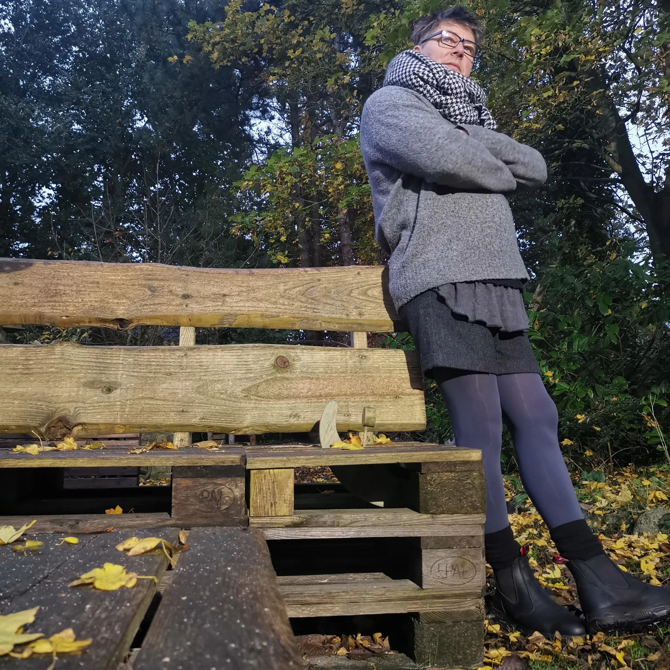 80 Denier Strumpfhosen - Schiefergrau