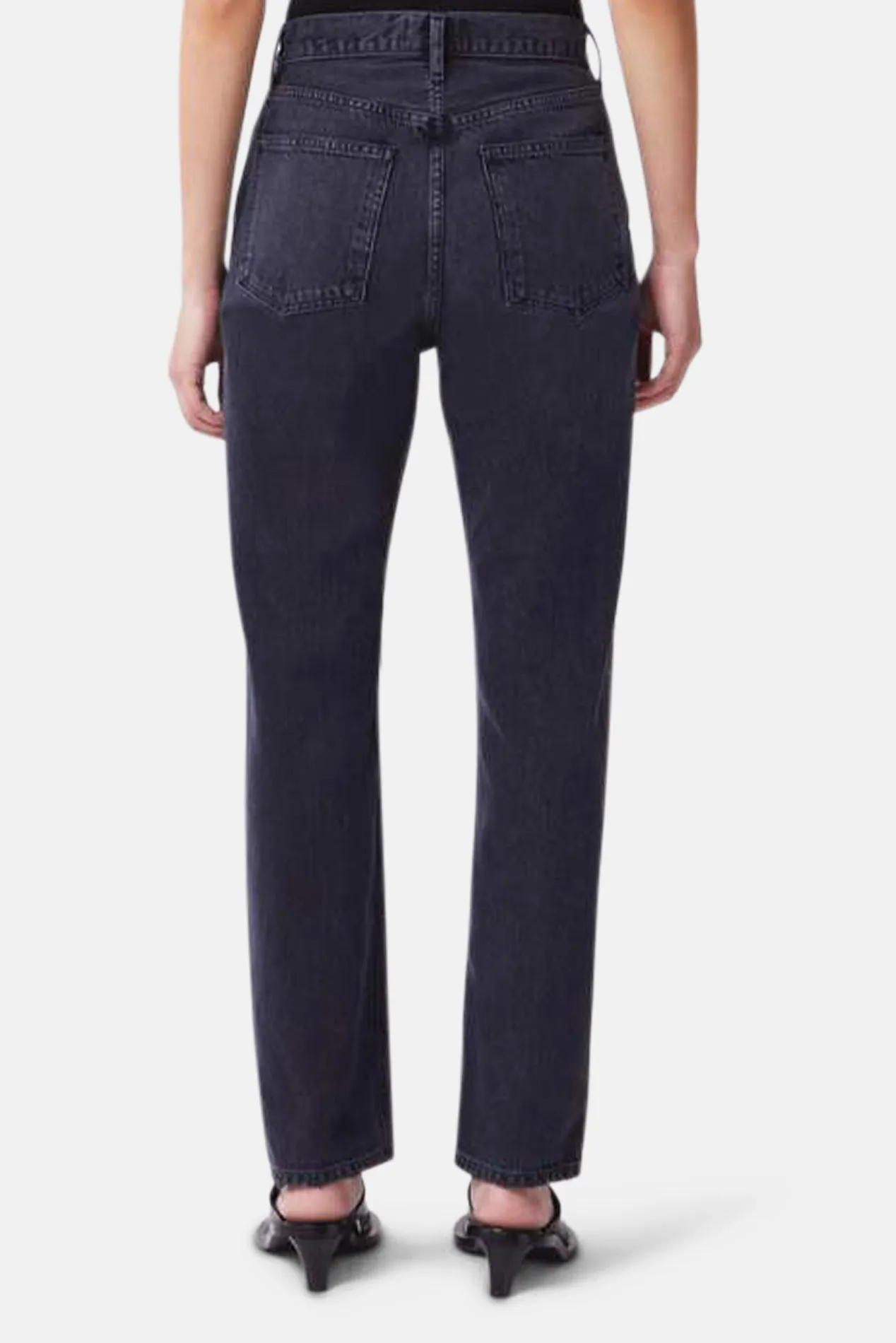 90s Pinch Waist HR Straight Howl