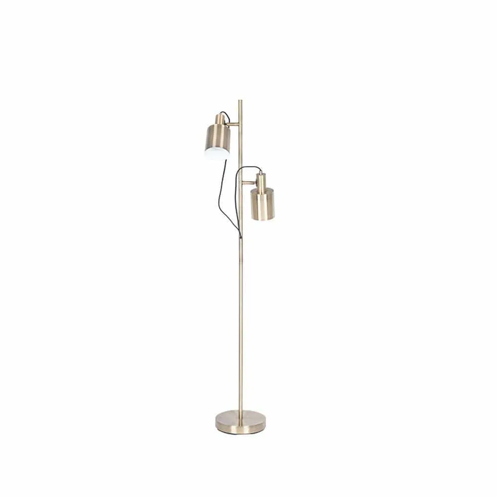 Aaron Antique Brass Metal Task Floor Lamp