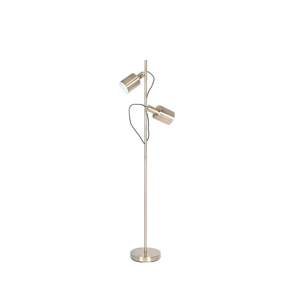 Aaron Antique Brass Metal Task Floor Lamp