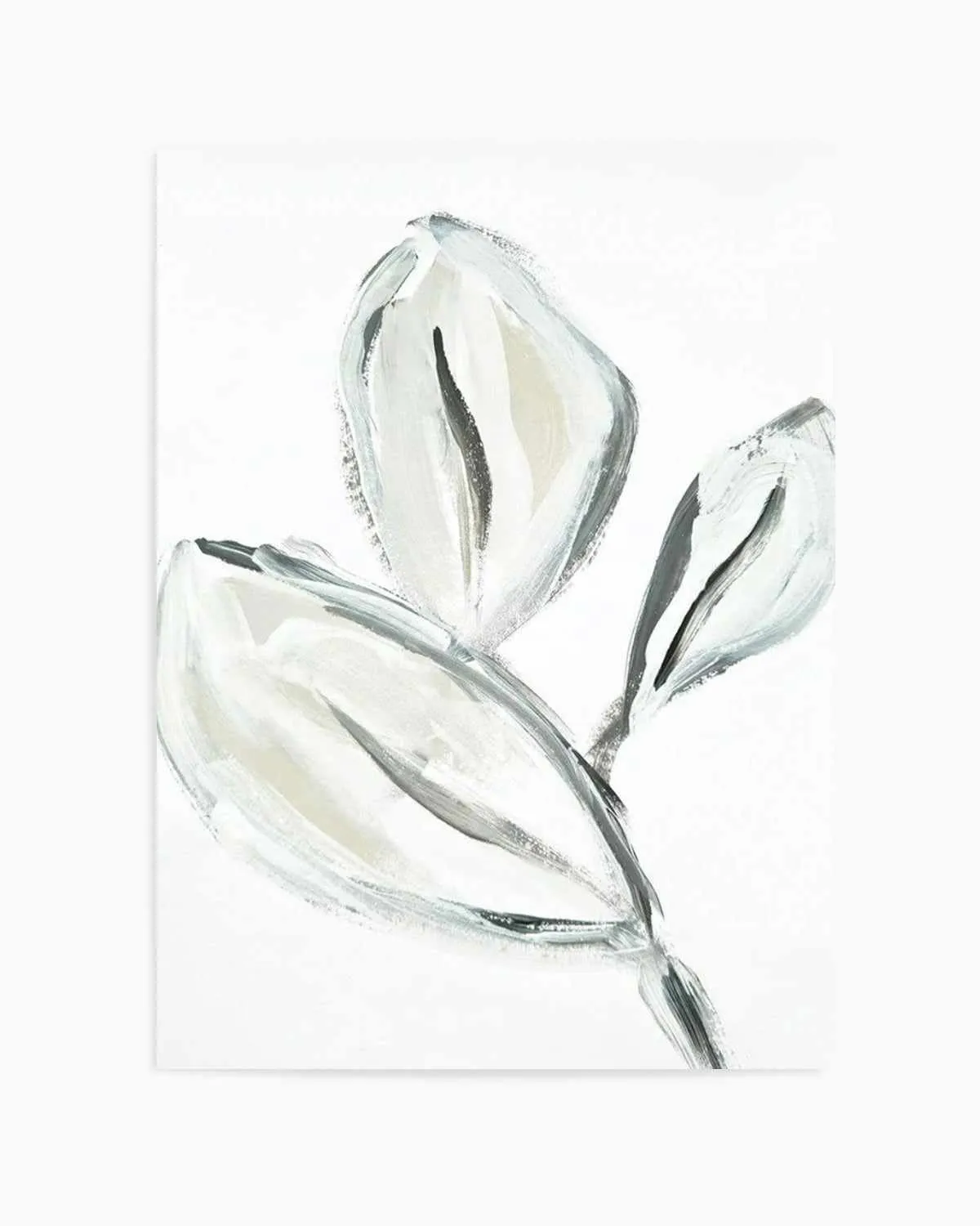 Abstract Leaves Art Print