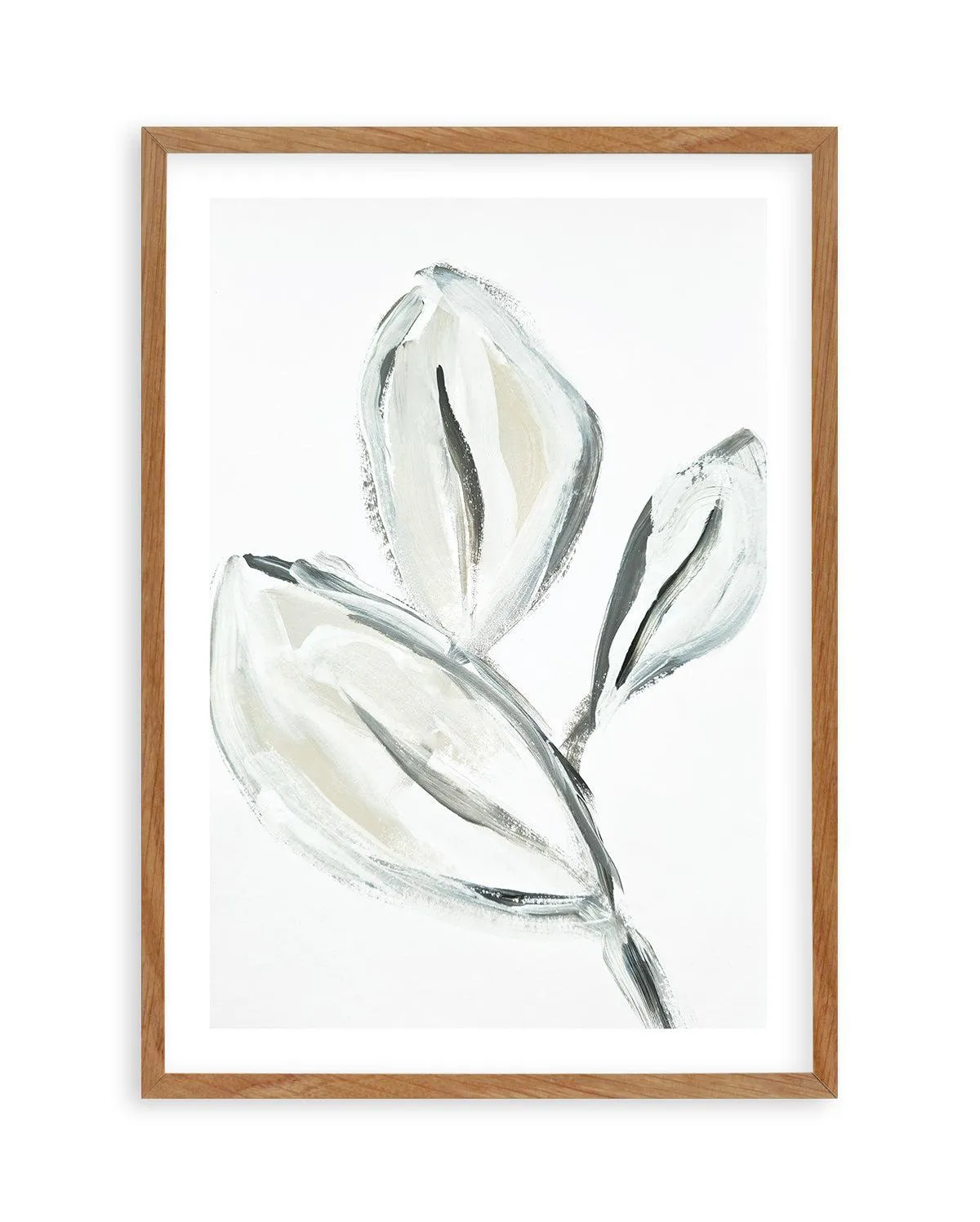 Abstract Leaves Art Print