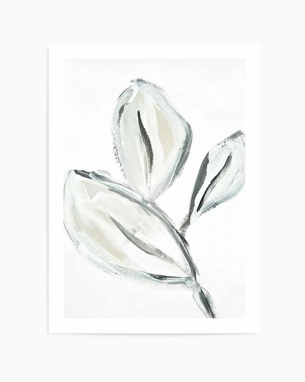 Abstract Leaves Art Print