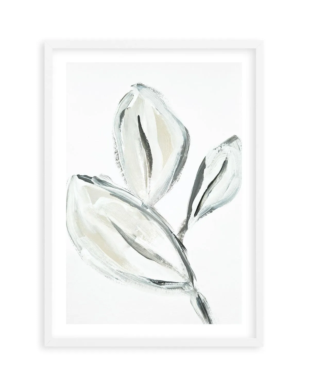 Abstract Leaves Art Print