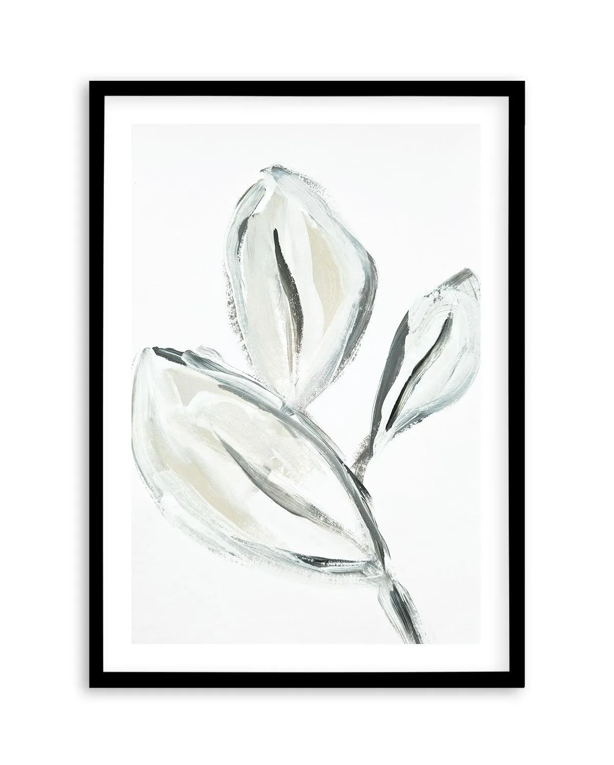 Abstract Leaves Art Print