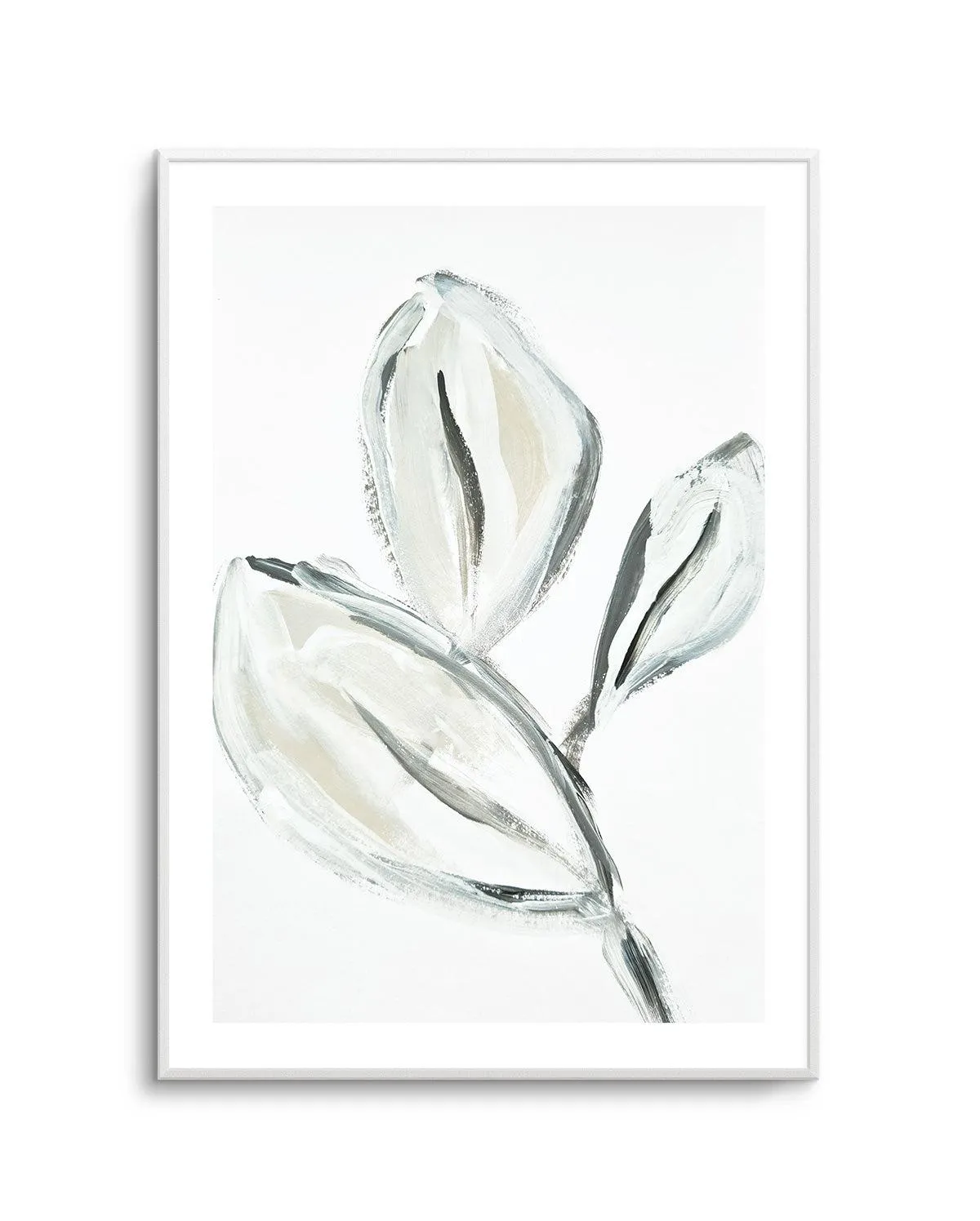 Abstract Leaves Art Print