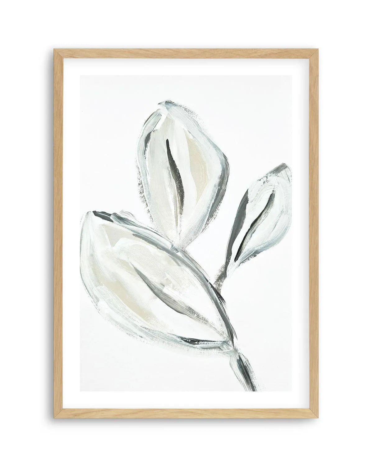 Abstract Leaves Art Print