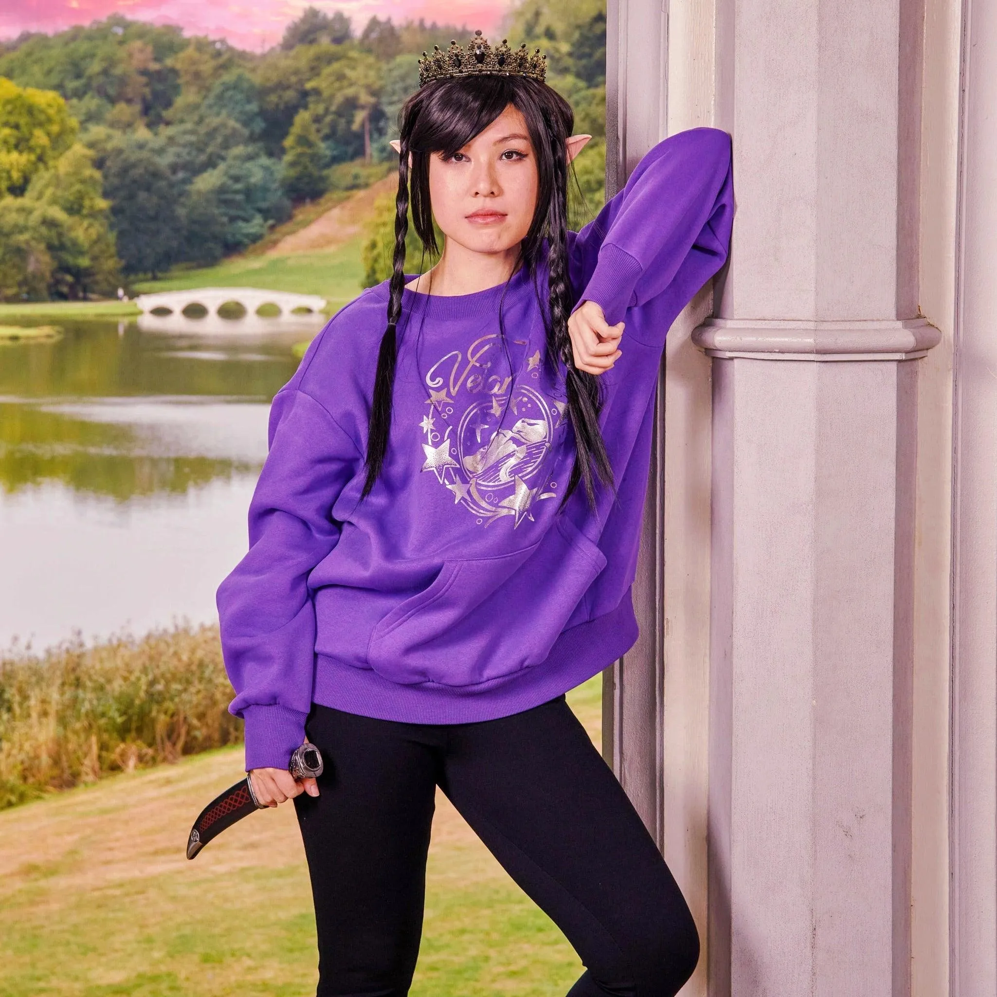 ACOTAR Sweatshirt mit Rundhalsausschnitt - Velaris