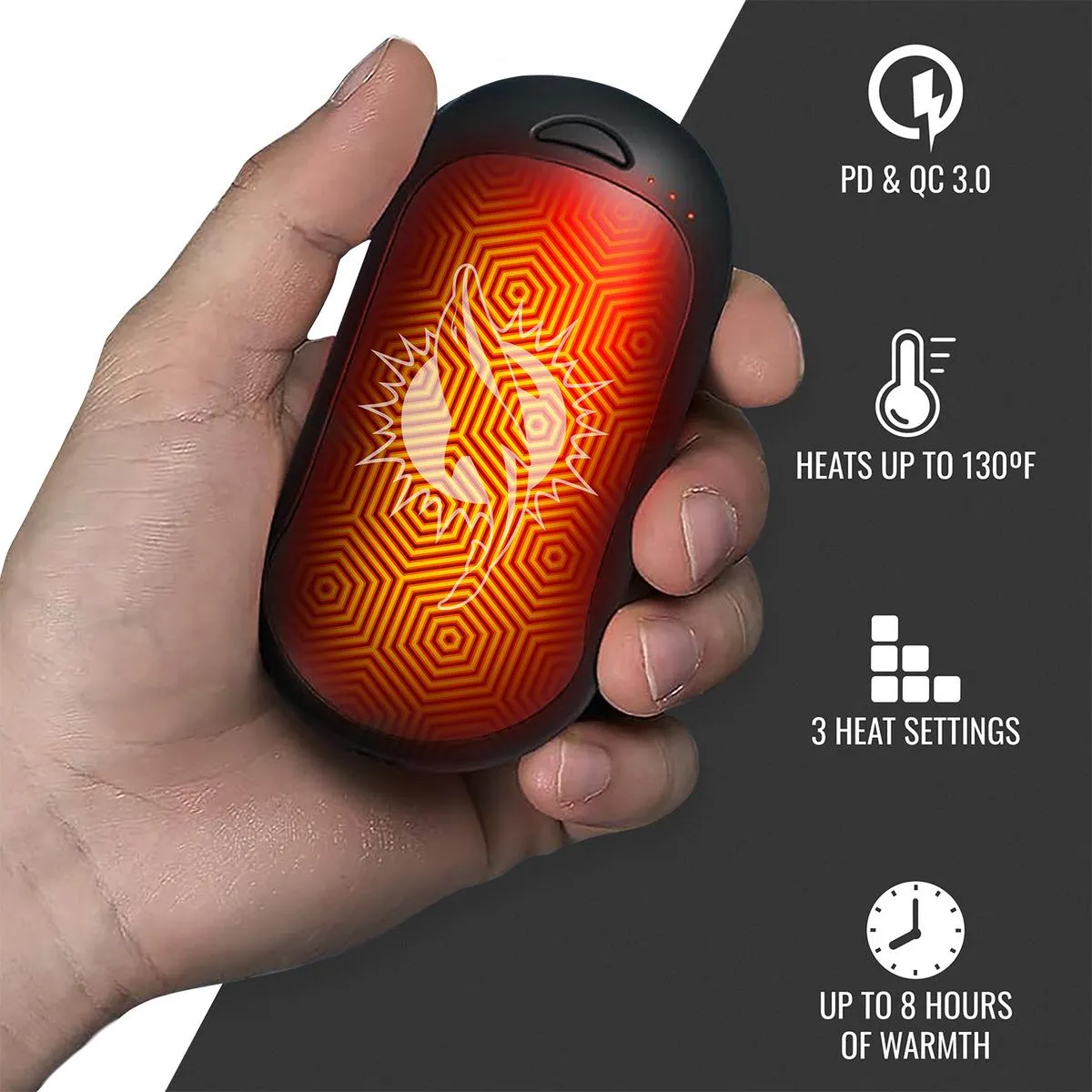 Rechargeable ActionHeat Miami Dolphins Hand Warmer