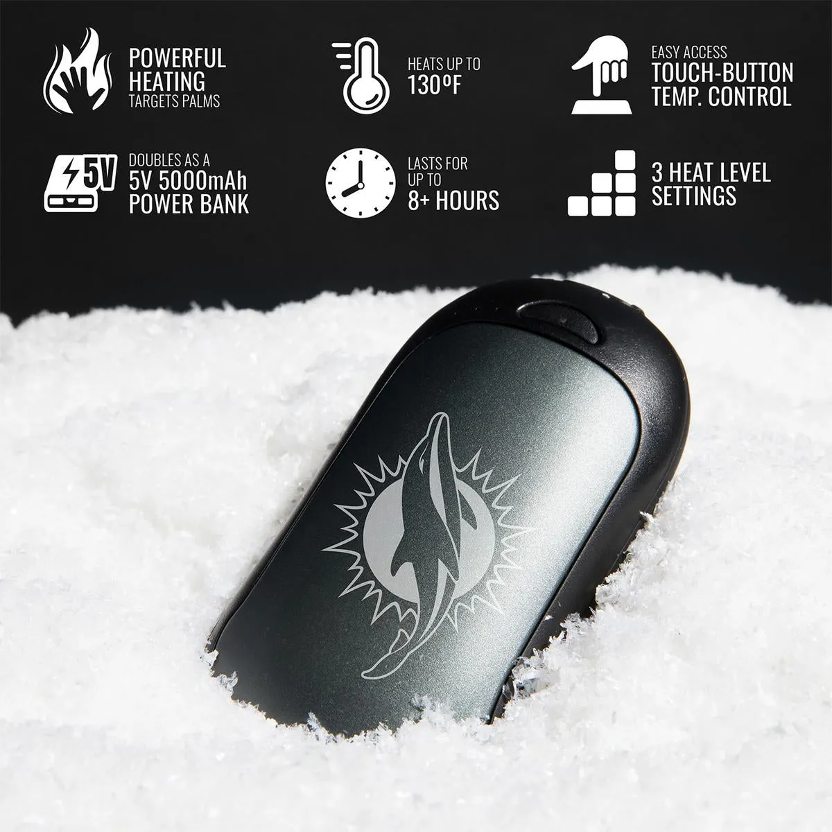 Rechargeable ActionHeat Miami Dolphins Hand Warmer