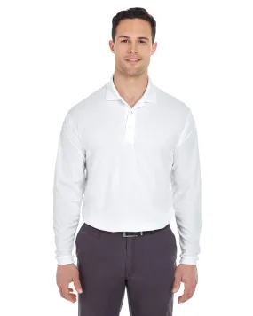 Adult Cool & Dry Long-Sleeve Mesh pique Polo