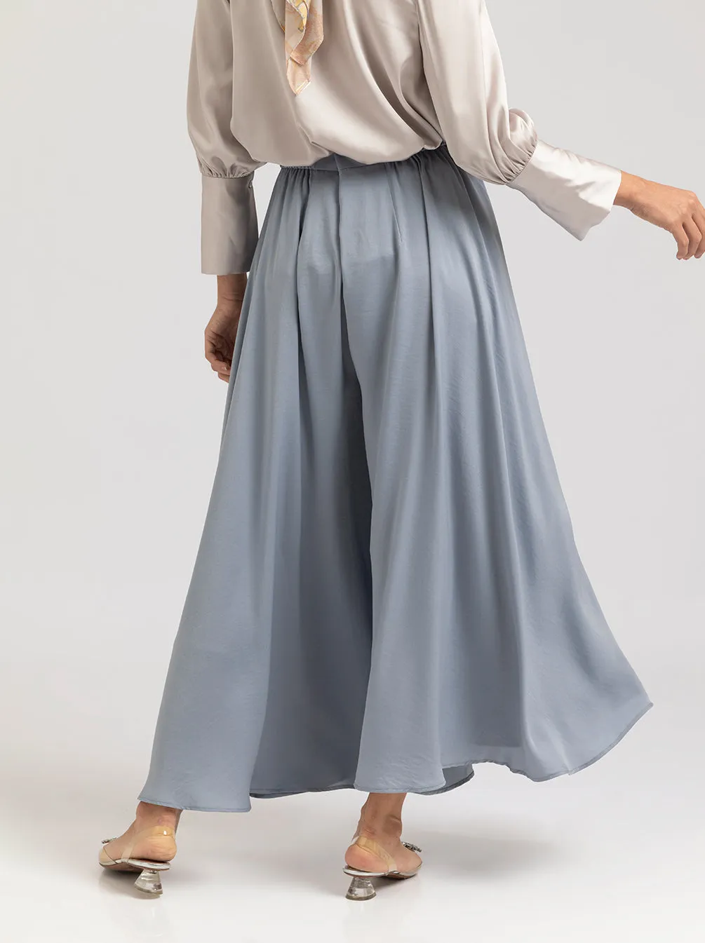 ANIKA PANTS PLAIN POWDER BLUE