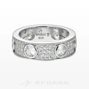 Aporro Edgy Band Ring