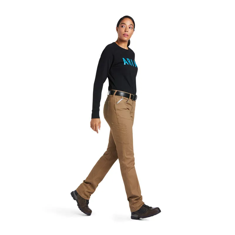 Ariat Women's Rebar DuraStretch Made Tough Straight Leg Work Pants