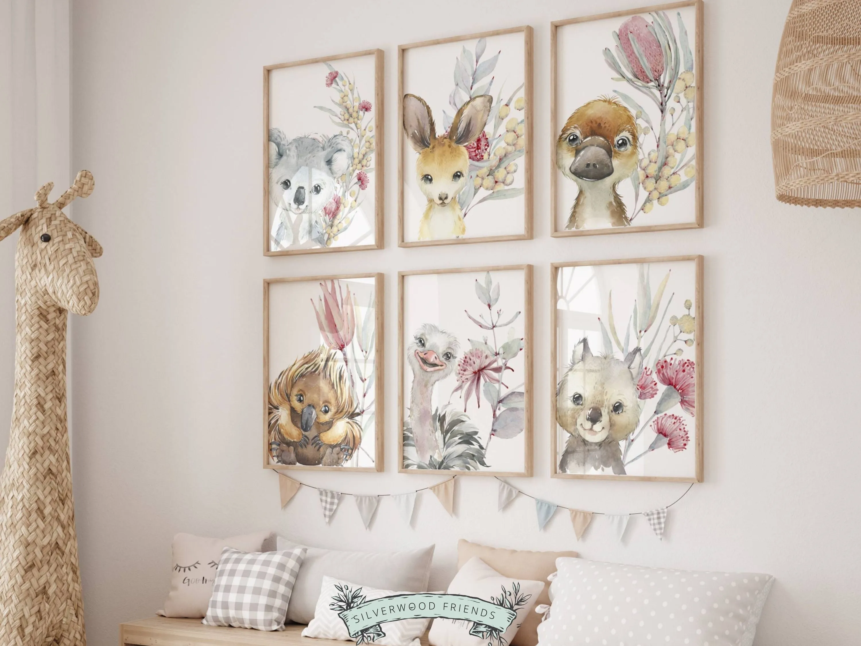 Australian Animal Nursery Prints