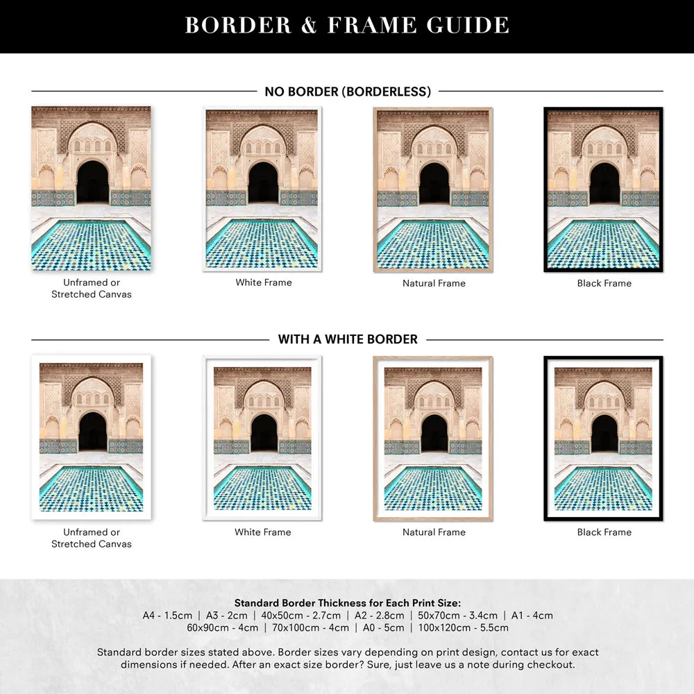 Azure Pool Marrakech - Art Print