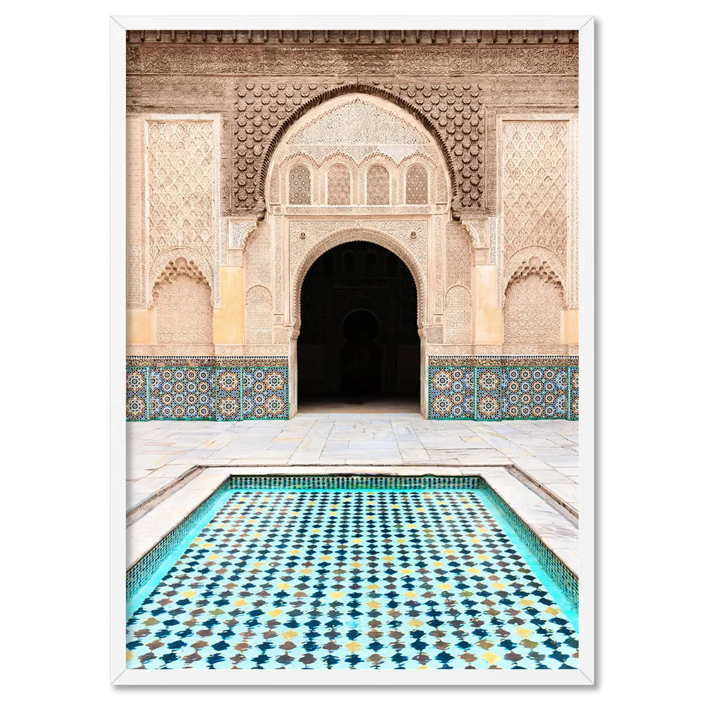 Azure Pool Marrakech - Art Print