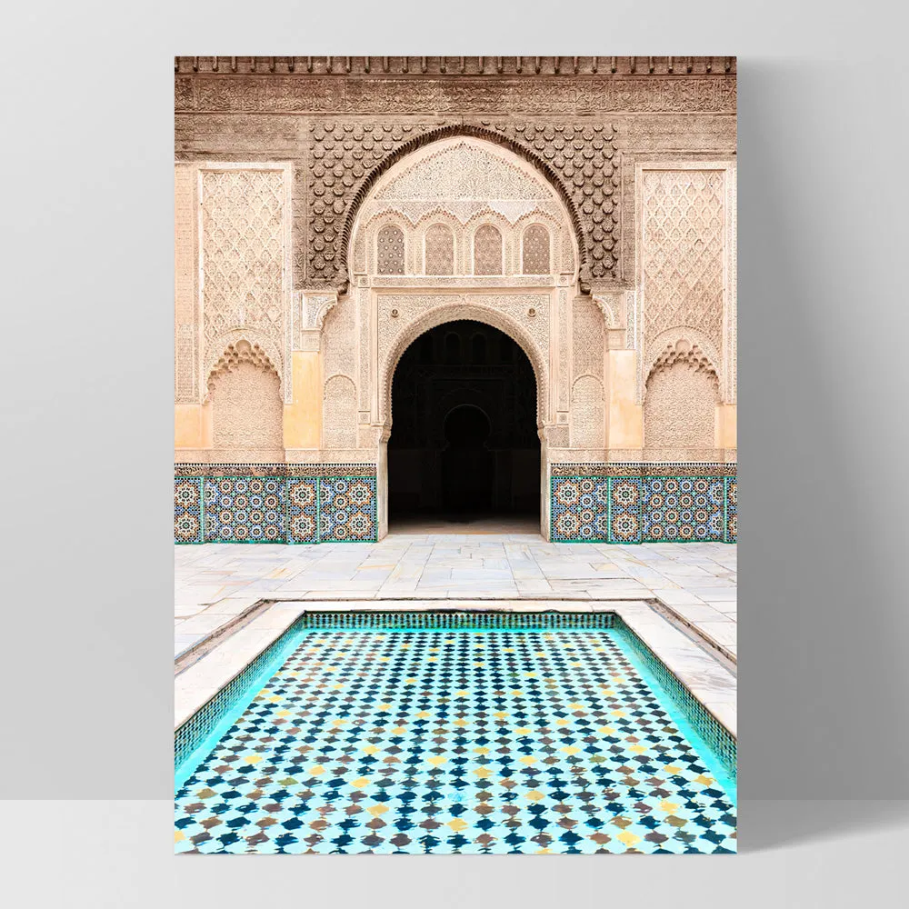 Azure Pool Marrakech - Art Print