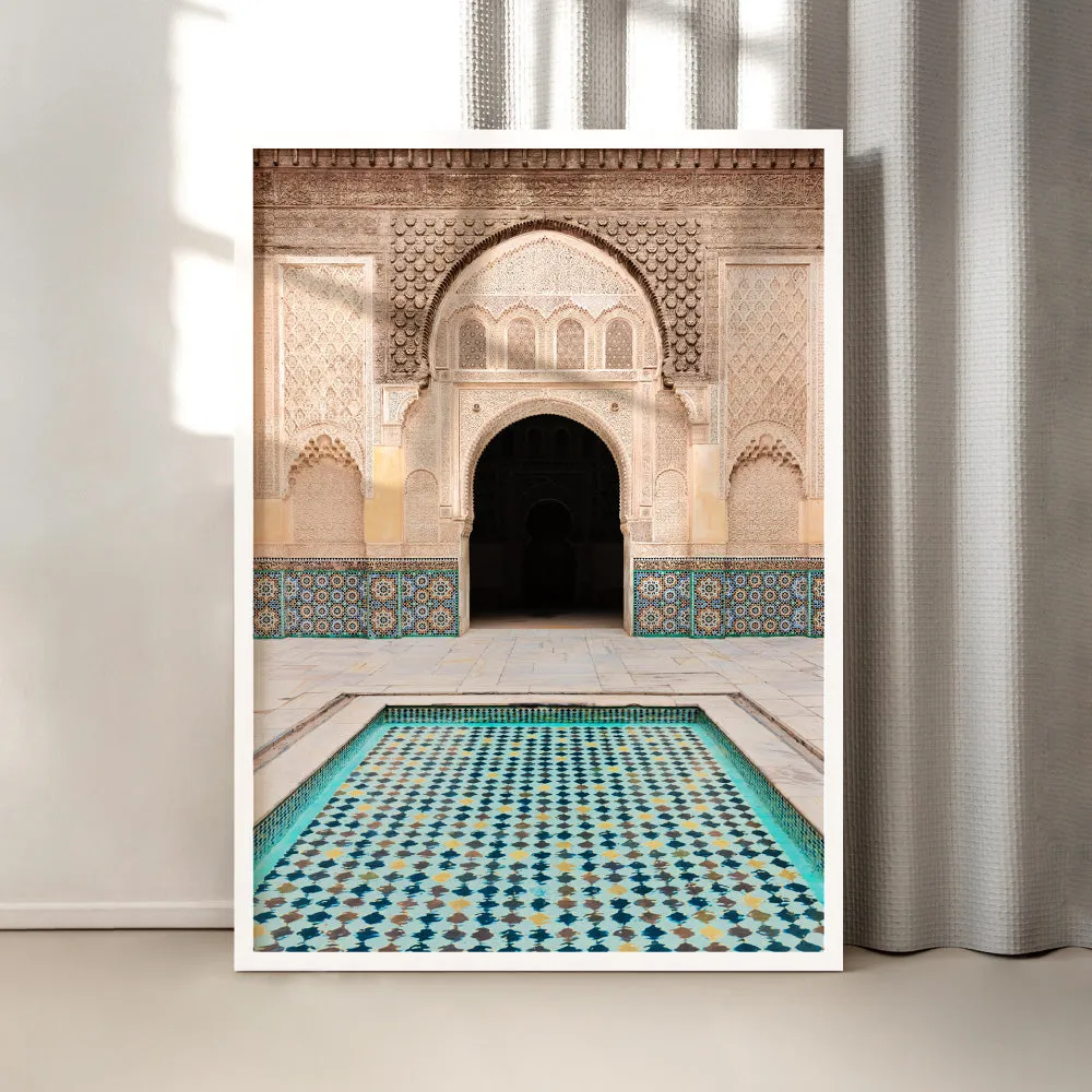 Azure Pool Marrakech - Art Print