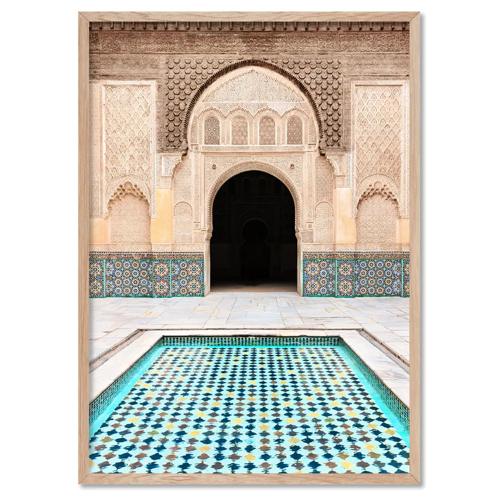 Azure Pool Marrakech - Art Print