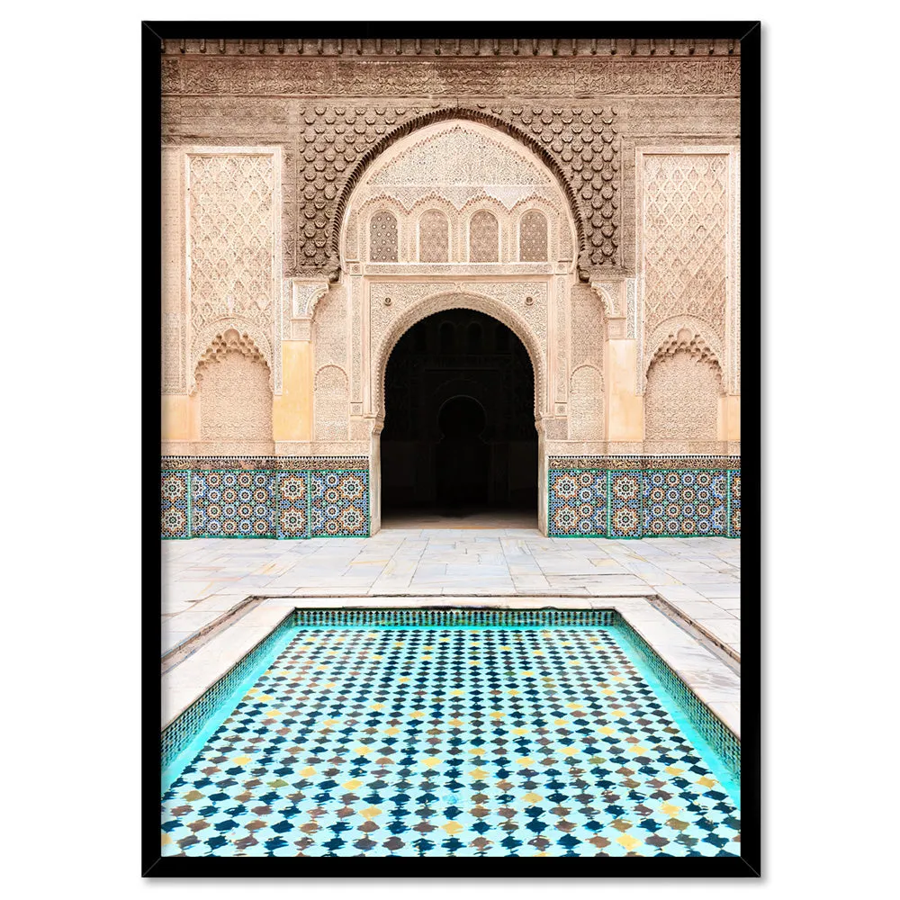 Azure Pool Marrakech - Art Print