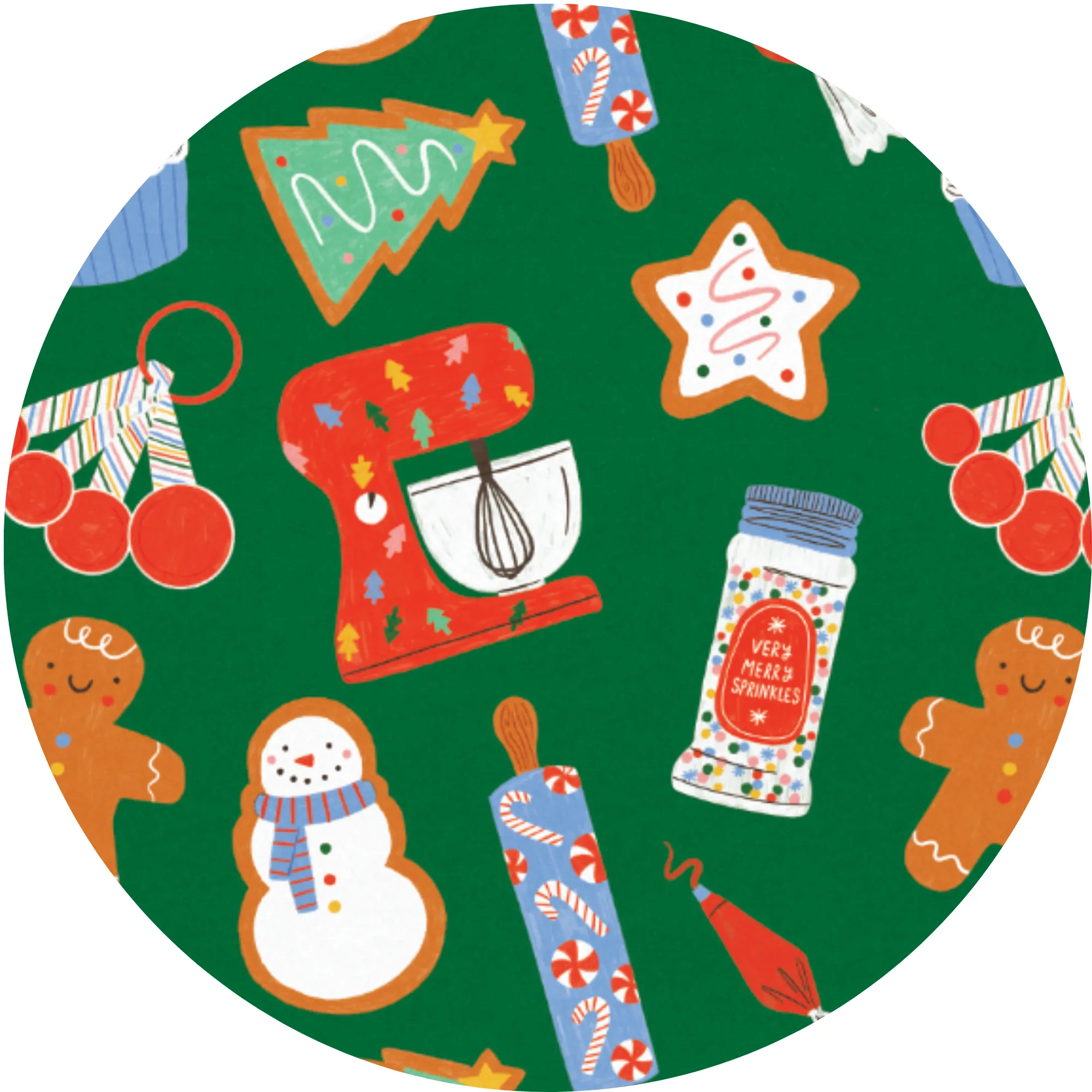 Baking Christmas Cheer Bigger Girl Pajama Set