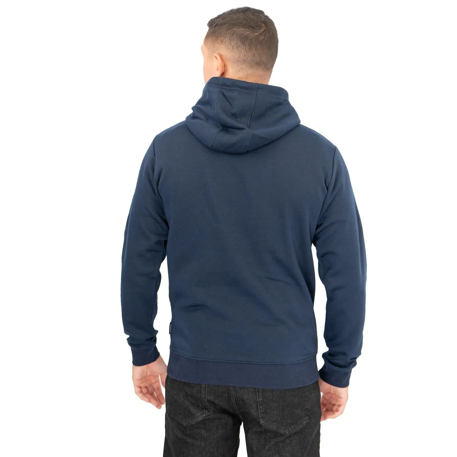 Ben Sherman Mens Logo Hoodie Navy Blue