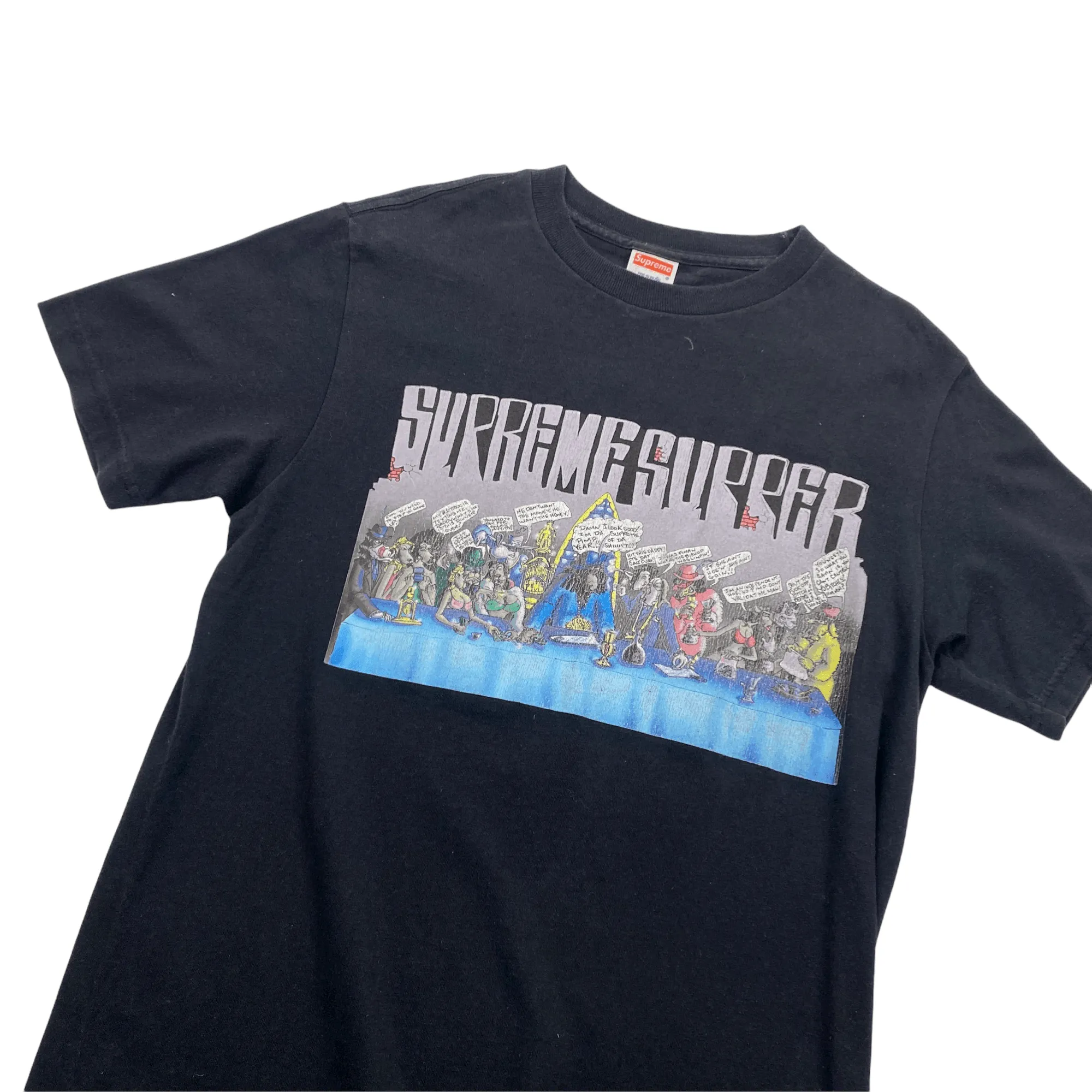 Black Supreme x Joe Cool "Supper" SS07 Tee - Medium