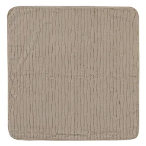 blanket fur stripe - stone