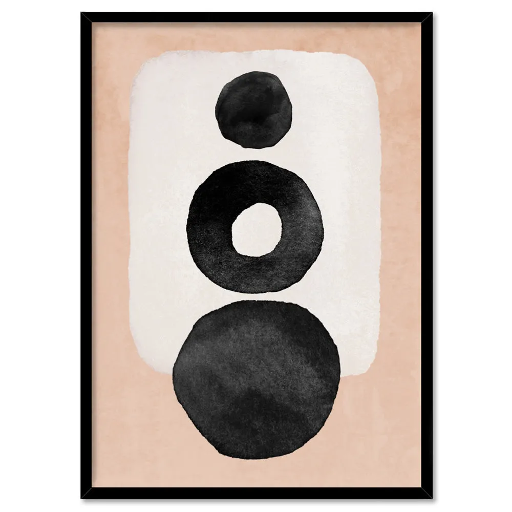 Boho Shapes Abstract II - Art Print