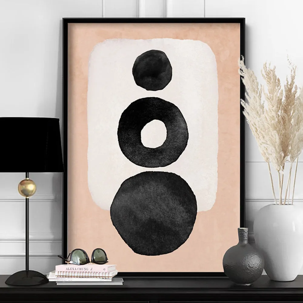 Boho Shapes Abstract II - Art Print