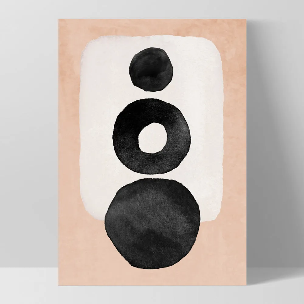 Boho Shapes Abstract II - Art Print