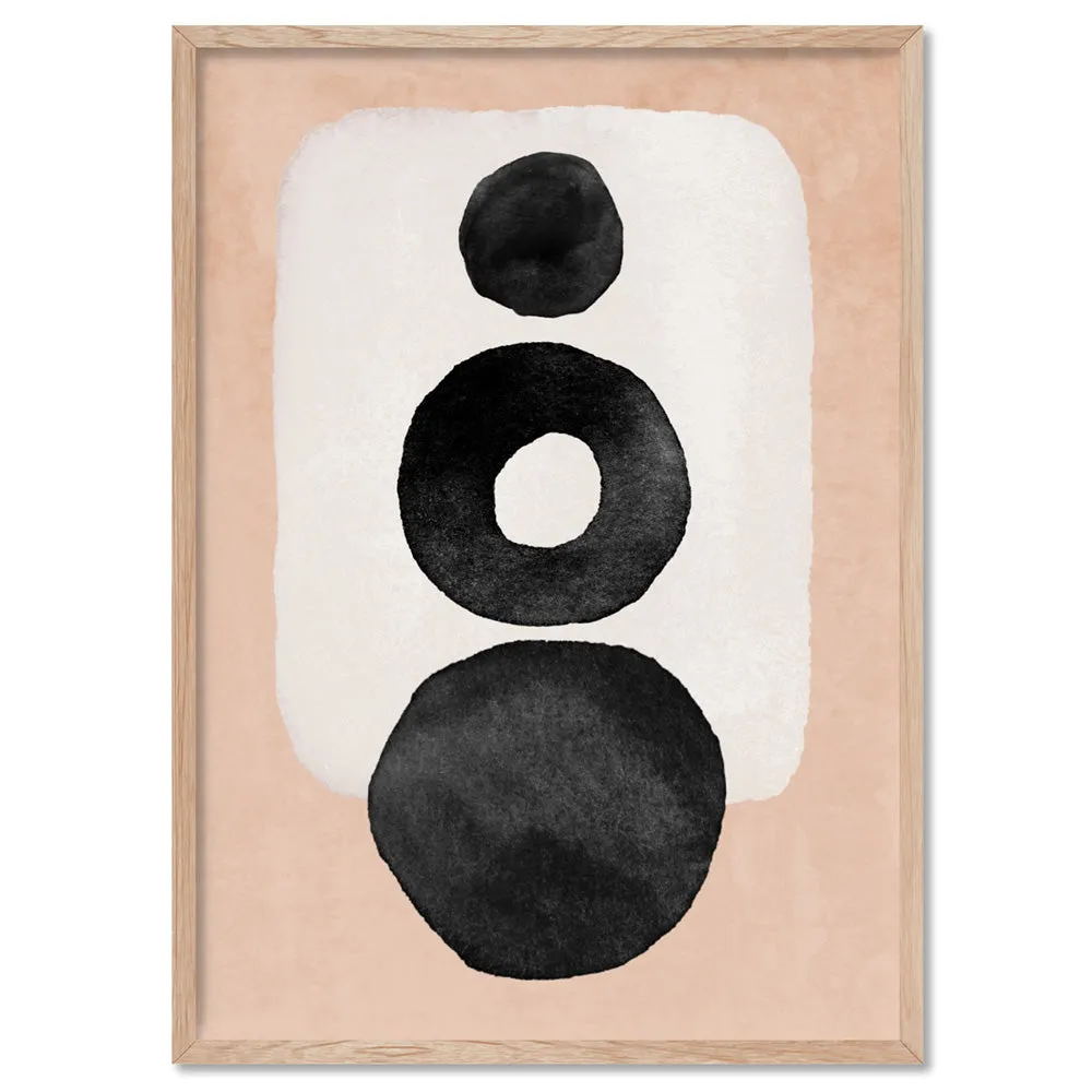 Boho Shapes Abstract II - Art Print