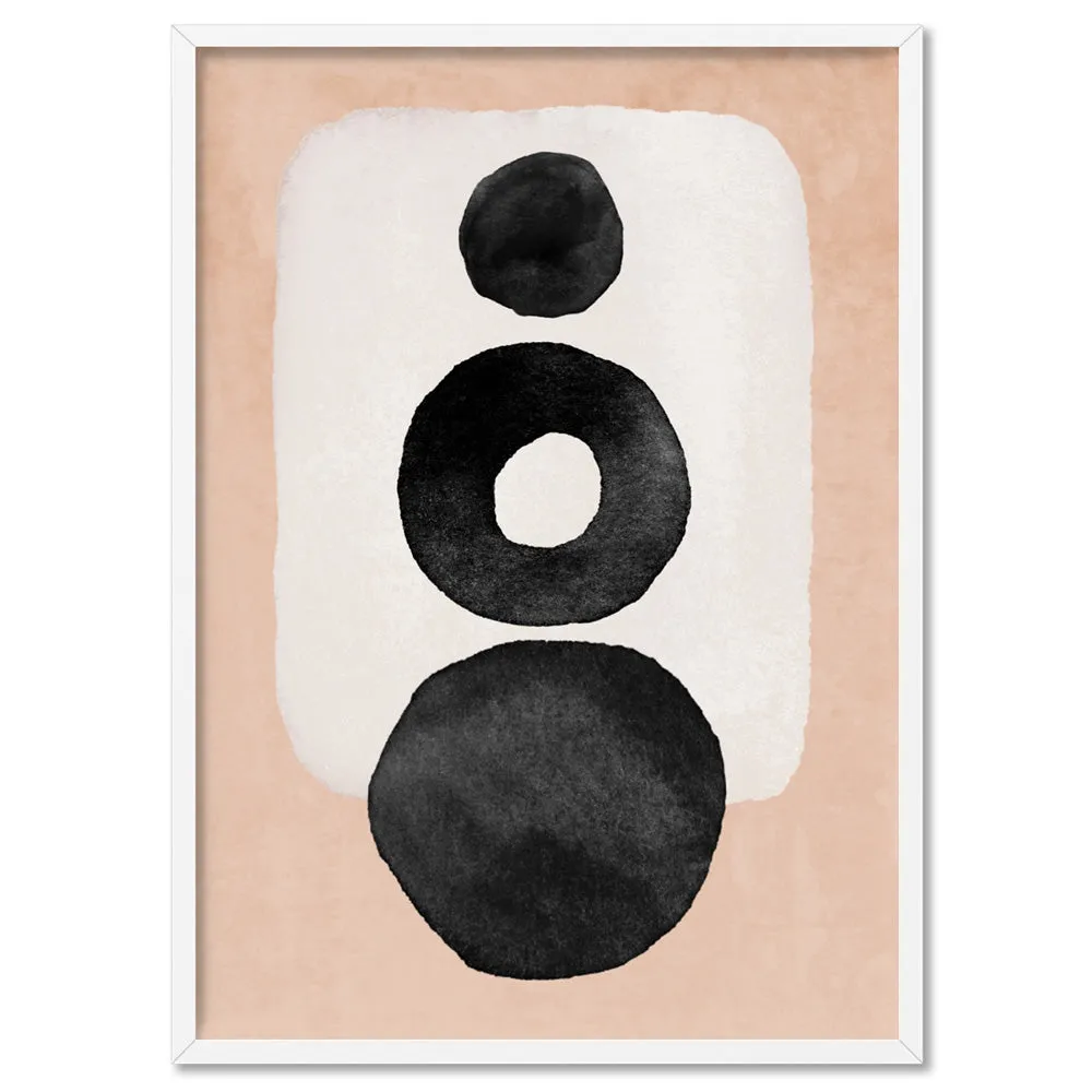 Boho Shapes Abstract II - Art Print