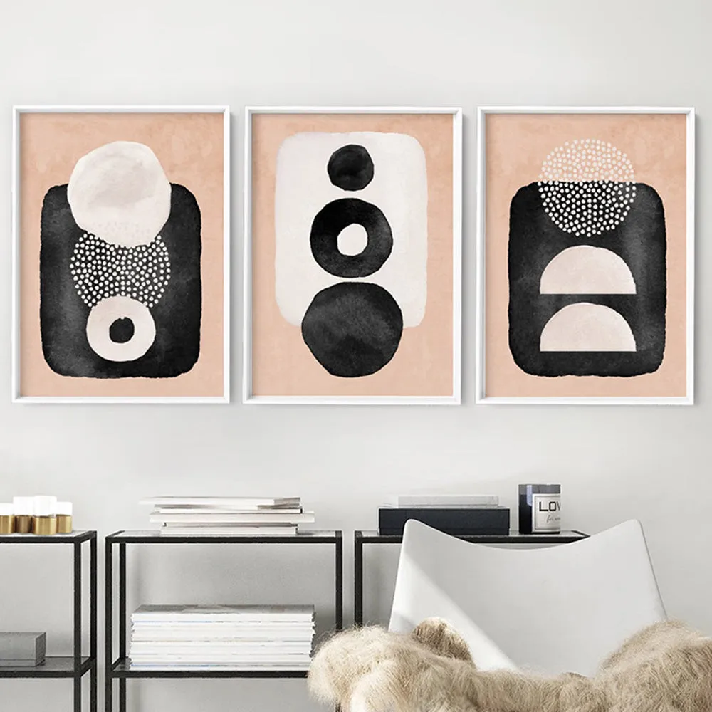 Boho Shapes Abstract II - Art Print