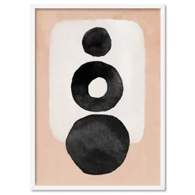 Boho Shapes Abstract II - Art Print