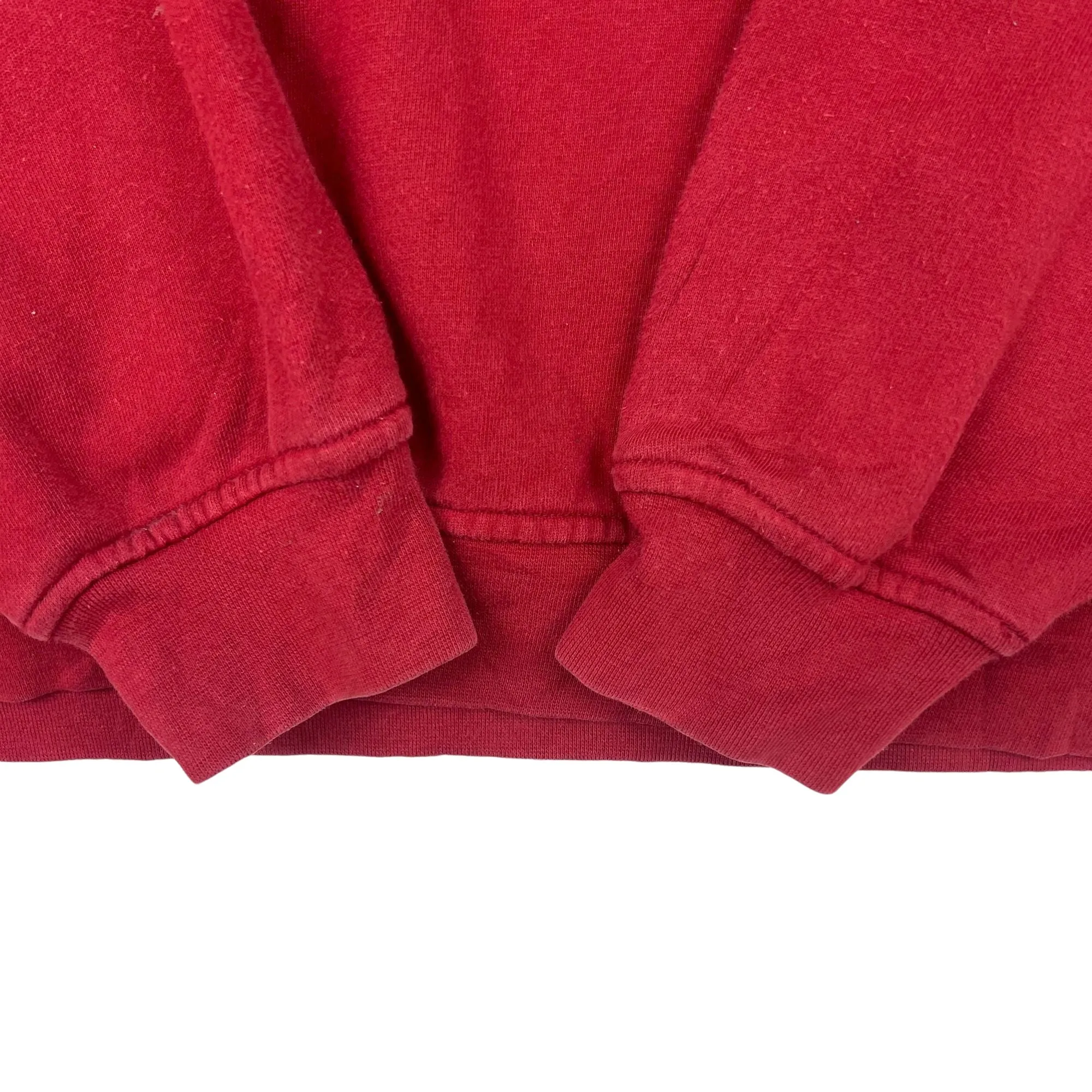 Boss Hugo Boss Embroidered Logo Sweatshirt Red