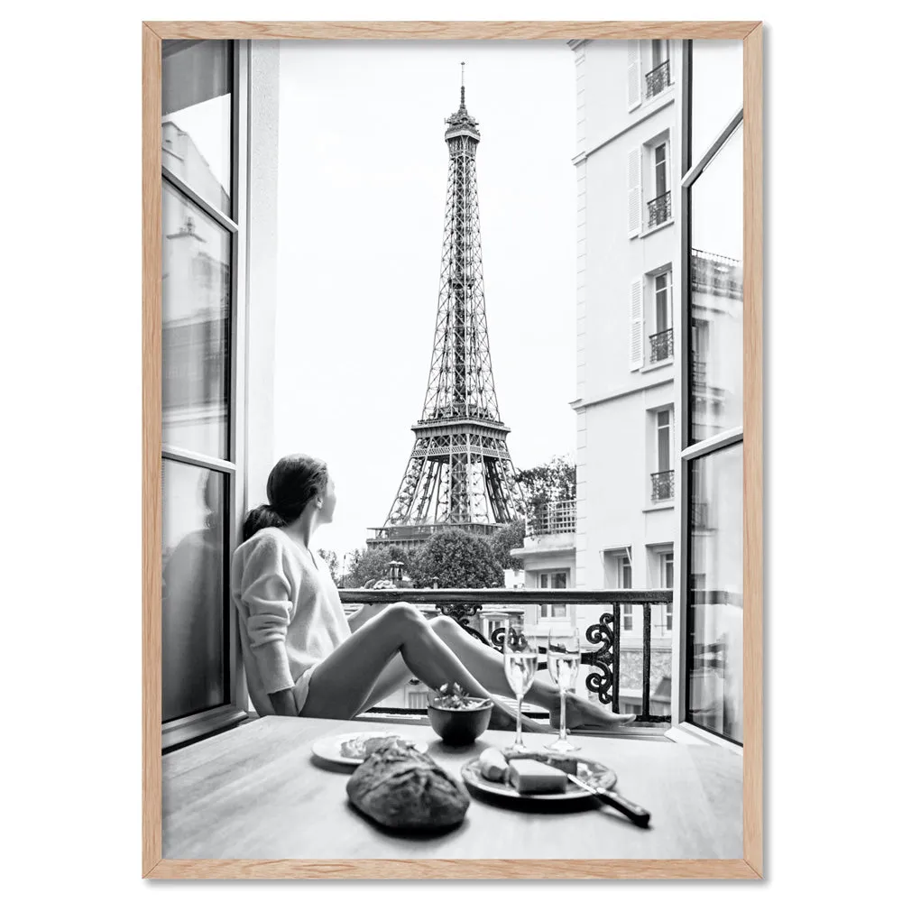 Breakfast in Paris - Art Print