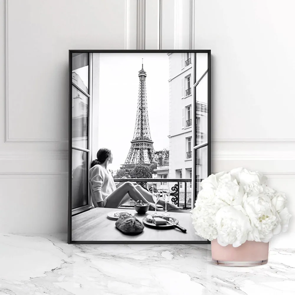 Breakfast in Paris - Art Print