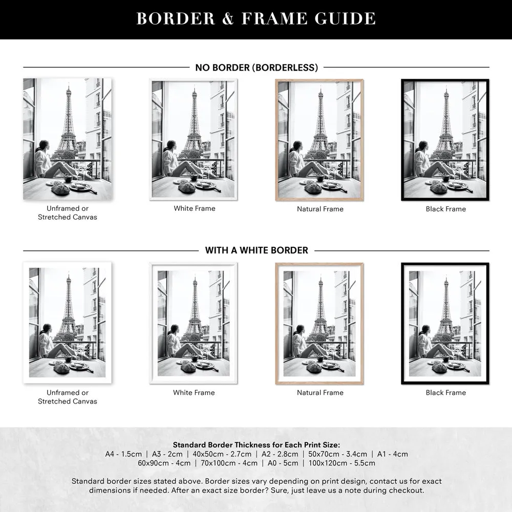 Breakfast in Paris - Art Print