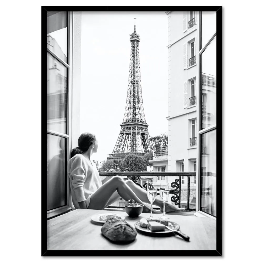 Breakfast in Paris - Art Print