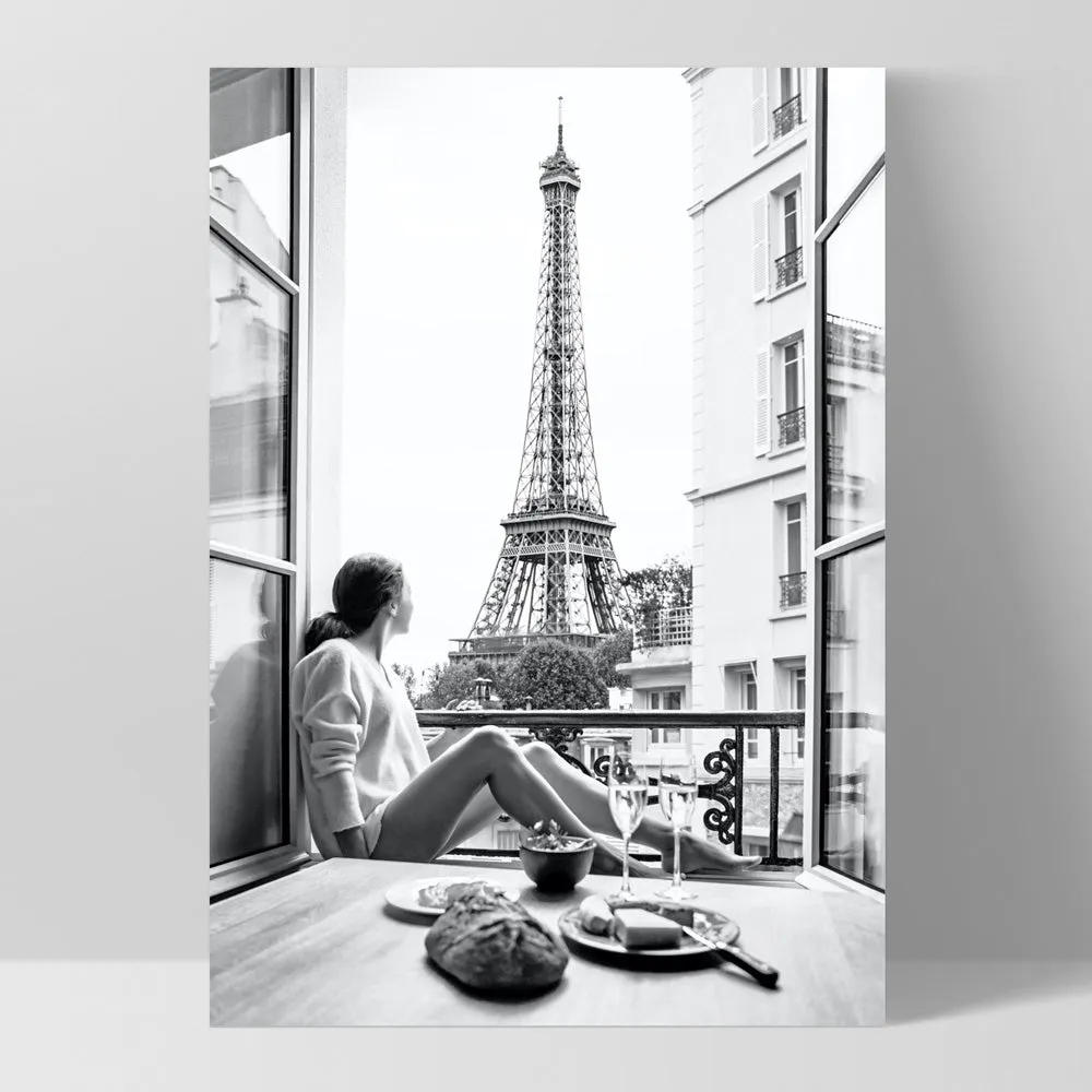 Breakfast in Paris - Art Print