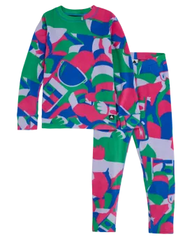 Burton Kids' Fleece Base Layer Set - Multi Cosmoblock