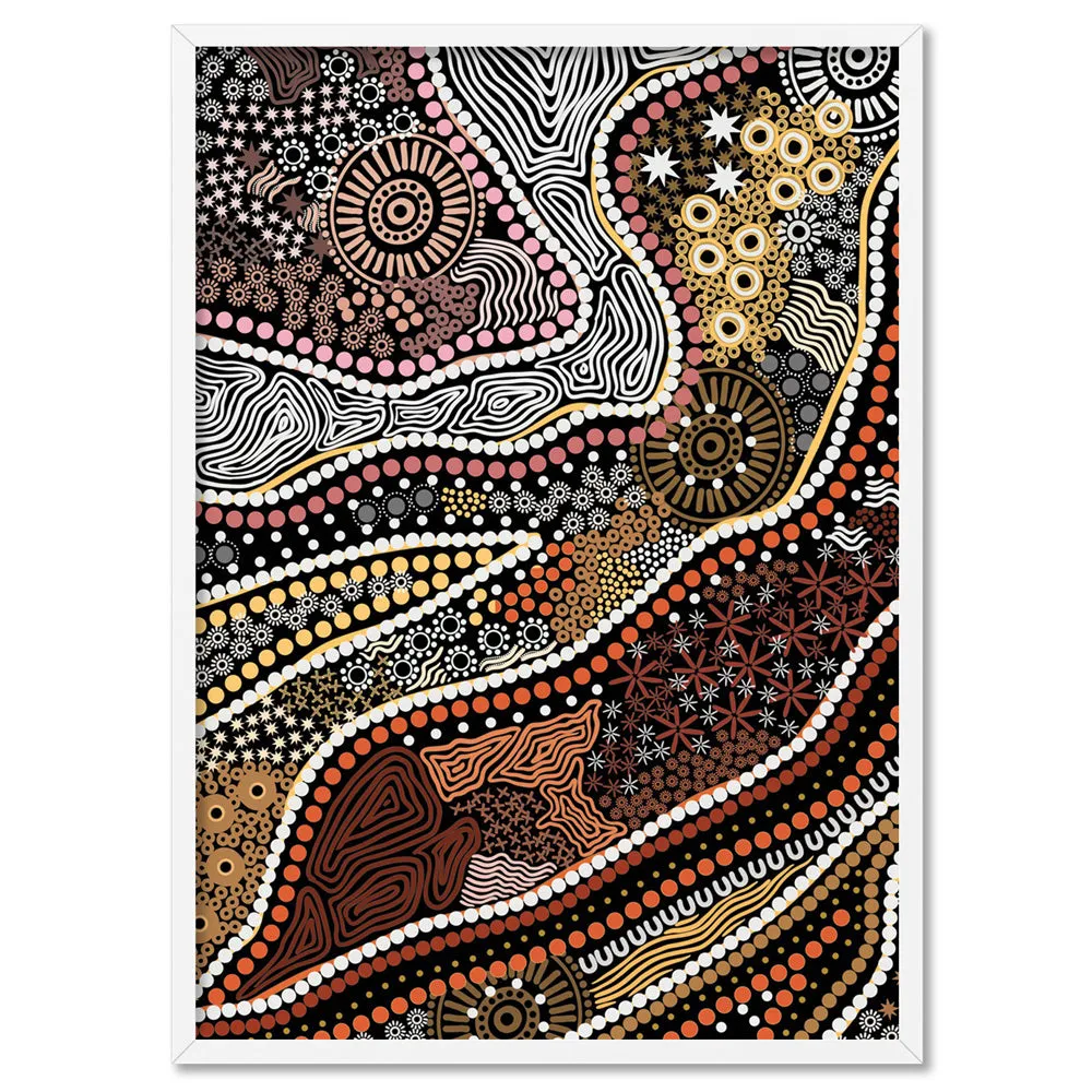 Canobie Dry Season Earth I - Art Print by Leah Cummins