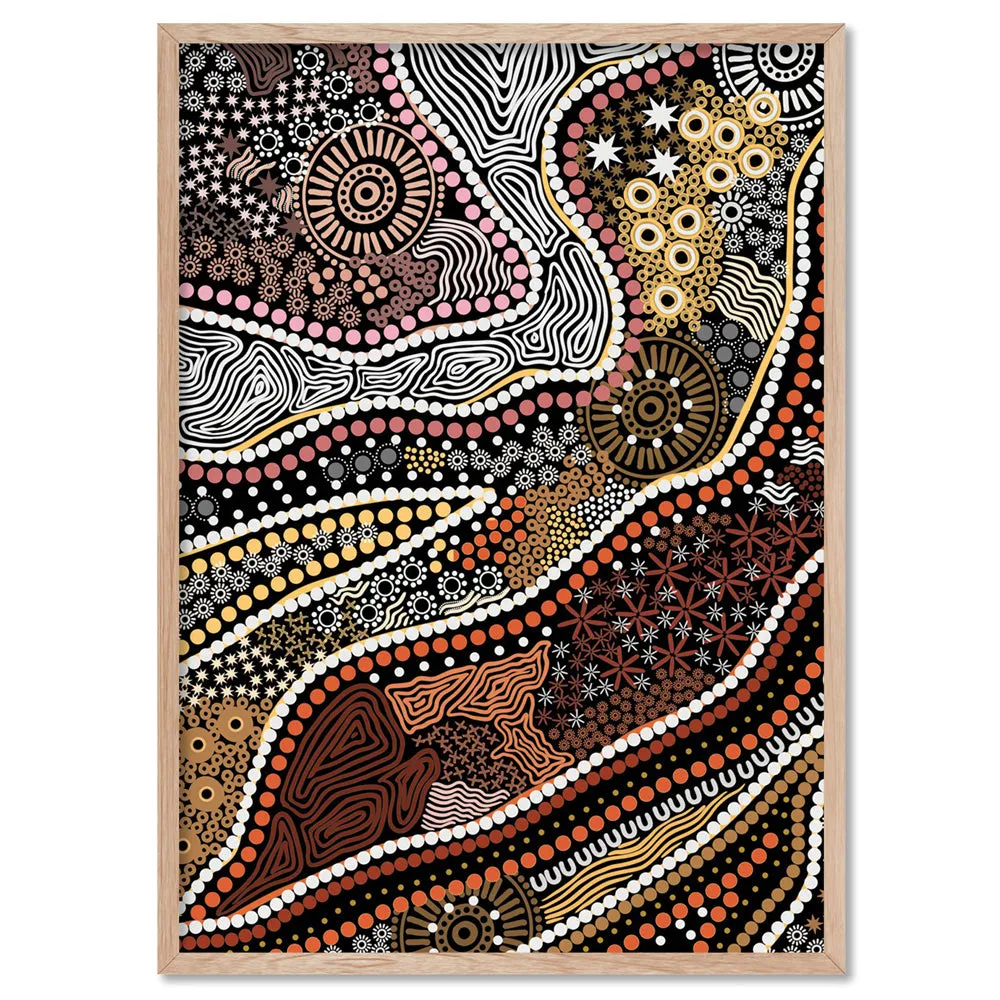Canobie Dry Season Earth I - Art Print by Leah Cummins