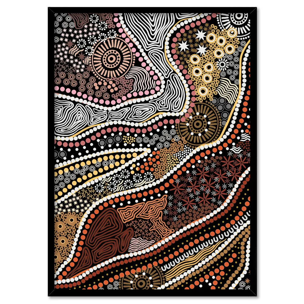 Canobie Dry Season Earth I - Art Print by Leah Cummins