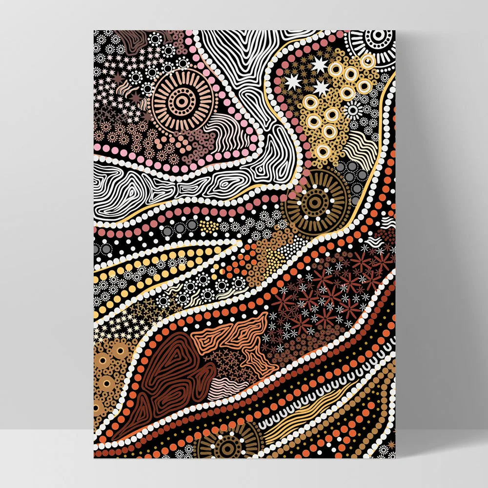 Canobie Dry Season Earth I - Art Print by Leah Cummins
